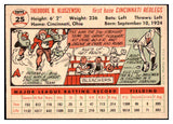 1956 Topps Baseball #025 Ted Kluszewski Reds EX White 450062