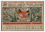 1956 Topps Baseball #257 Bobby Thomson Braves EX 450064