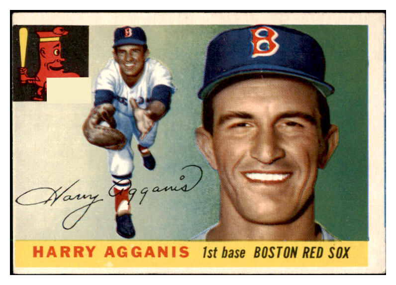 1955 Topps Baseball #152 Harry Agganis Red Sox VG 450081