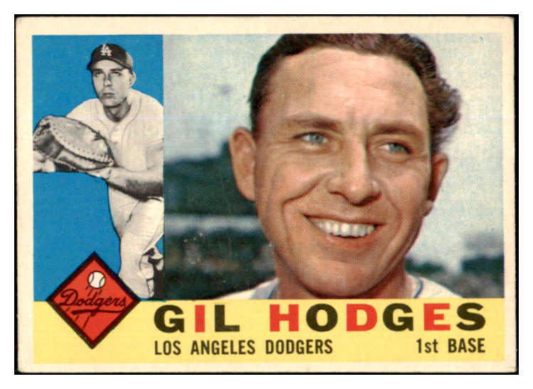 1960 Topps Baseball #295 Gil Hodges Dodgers VG-EX 450130