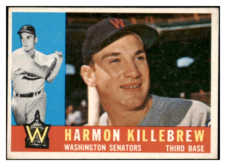 1960 Topps Baseball #210 Harmon Killebrew Senators EX-MT 450131