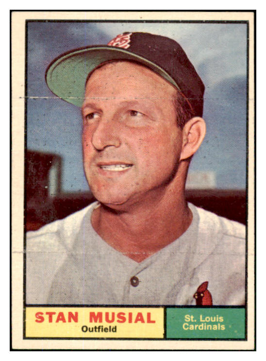 1961 Topps Baseball #290 Stan Musial Cardinals VG-EX 450145