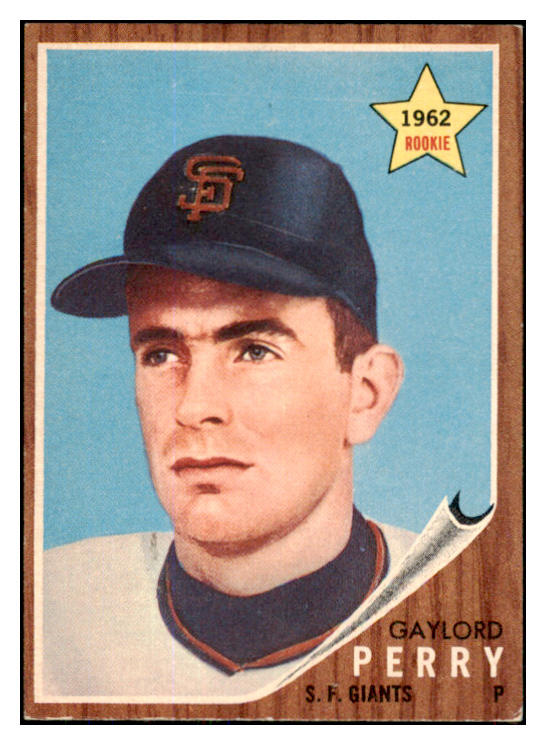 1962 Topps Baseball #199 Gaylord Perry Giants EX+/EX-MT 450158