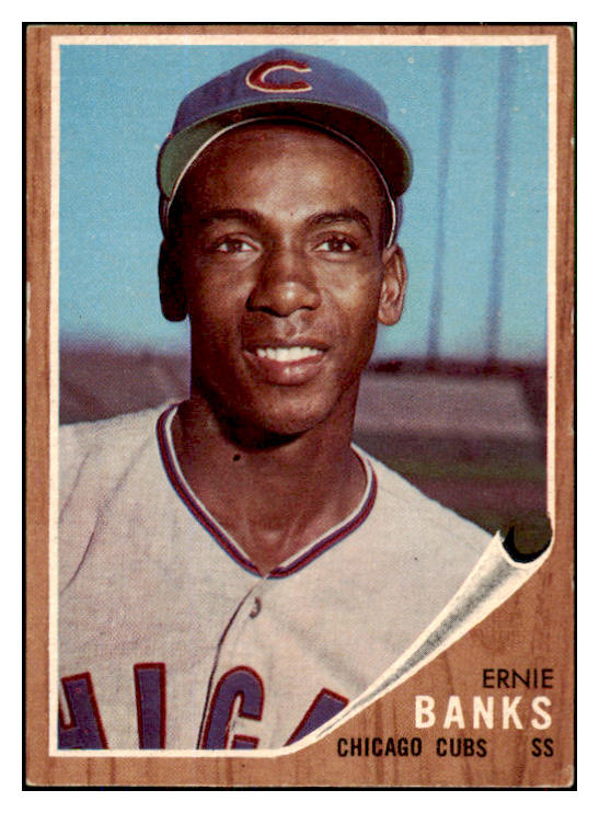 1962 Topps Baseball #025 Ernie Banks Cubs EX-MT 450168
