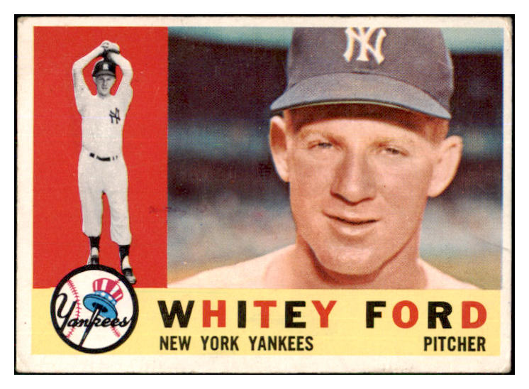 1960 Topps Baseball #035 Whitey Ford Yankees VG/VG-EX 450183