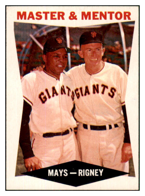1960 Topps Baseball #007 Willie Mays Bill Rigney EX-MT 450191