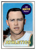 1969 Topps Baseball #235 Catfish Hunter A's EX-MT 450201