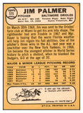 1968 Topps Baseball #575 Jim Palmer Orioles EX-MT 450248