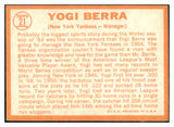1964 Topps Baseball #021 Yogi Berra Yankees EX 450276