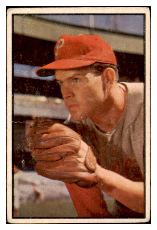 1953 Bowman Color Baseball #065 Robin Roberts Phillies GD-VG 450294