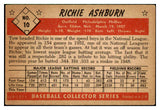 1953 Bowman Color Baseball #010 Richie Ashburn Phillies VG-EX 450304