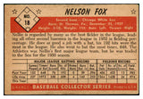 1953 Bowman Color Baseball #018 Nellie Fox White Sox VG-EX 450305