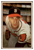 1953 Bowman Color Baseball #099 Warren Spahn Braves VG 450329