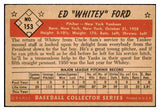 1953 Bowman Color Baseball #153 Whitey Ford Yankees VG-EX 450338