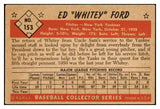 1953 Bowman Color Baseball #153 Whitey Ford Yankees VG-EX 450339