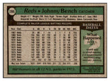 1979 Topps Baseball #200 Johnny Bench Reds NR-MT 450398