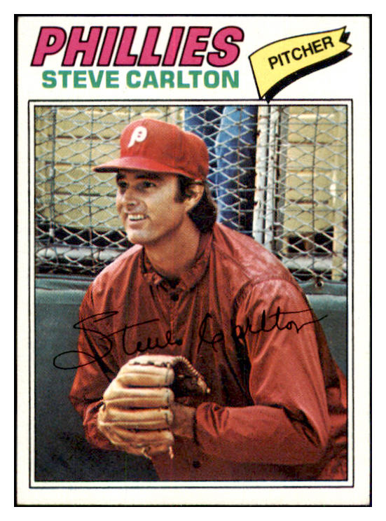 1977 Topps Baseball #110 Steve Carlton Phillies NR-MT 450410