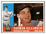 1960 Topps Baseball #210 Harmon Killebrew Senators EX-MT 450415