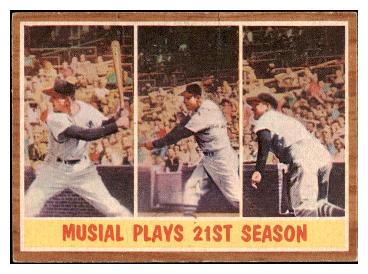 1962 Topps Baseball #317 Stan Musial IA Cardinals EX-MT 450436