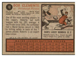 1962 Topps Baseball #010 Roberto Clemente Pirates VG-EX 450462