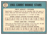 1965 Topps Baseball #477 Steve Carlton Cardinals VG-EX 450469