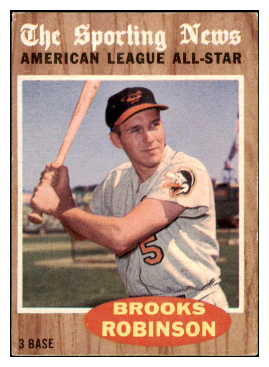 1962 Topps Baseball #468 Brooks Robinson A.S. Orioles VG-EX 450492
