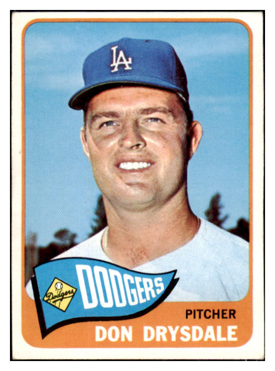 1965 Topps Baseball #260 Don Drysdale Dodgers EX+/EX-MT 450510