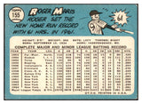 1965 Topps Baseball #155 Roger Maris Yankees EX 450521