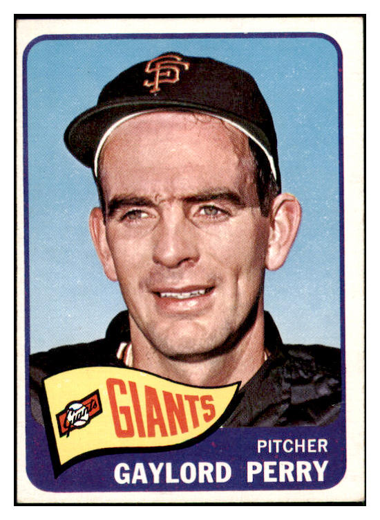 1965 Topps Baseball #193 Gaylord Perry Giants EX+/EX-MT 450528