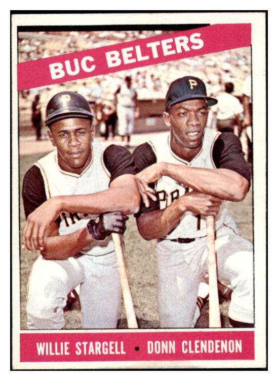 1966 Topps Baseball #099 Willie Stargell Donn Clendenon EX-MT 450531