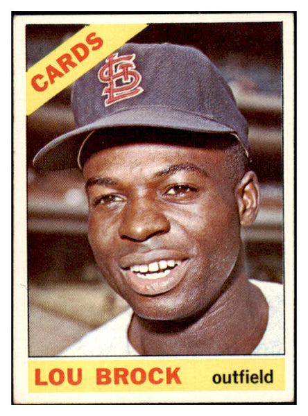 1966 Topps Baseball #125 Lou Brock Cardinals EX 450549