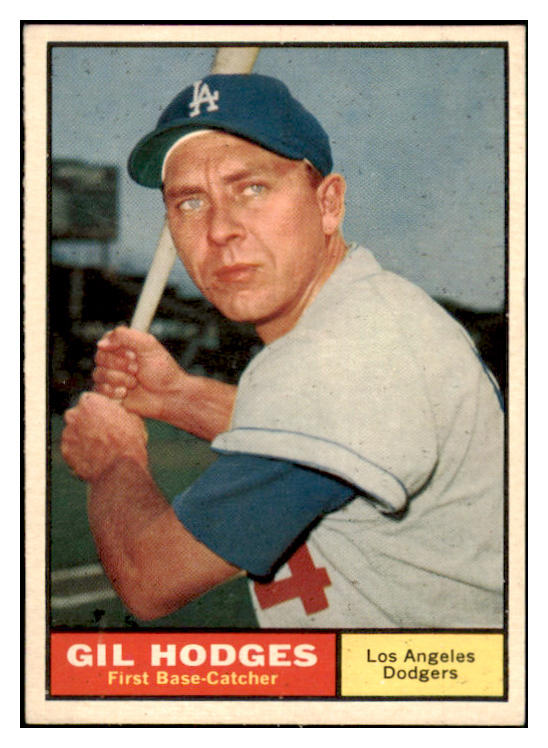 1961 Topps Baseball #460 Gil Hodges Dodgers EX-MT 450563