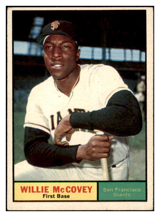 1961 Topps Baseball #517 Willie McCovey Giants EX 450564