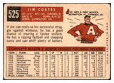 1959 Topps Baseball #525 Jim Coates Yankees Fair 450571