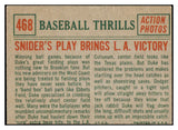 1959 Topps Baseball #468 Duke Snider IA Dodgers VG-EX 450573