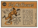 1960 Topps Baseball #558 Eddie Mathews A.S. Braves EX 450600