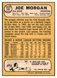 1968 Topps Baseball #144 Joe Morgan Astros EX-MT 450614