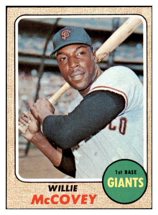 1968 Topps Baseball #290 Willie McCovey Giants EX-MT 450636