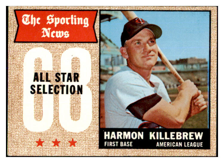 1968 Topps Baseball #361 Harmon Killebrew A.S. Twins EX-MT 450638