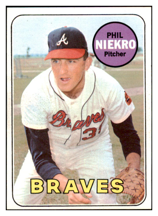 1969 Topps Baseball #355 Phil Niekro Braves NR-MT 450648