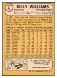 1968 Topps Baseball #037 Billy Williams Cubs VG-EX 450672
