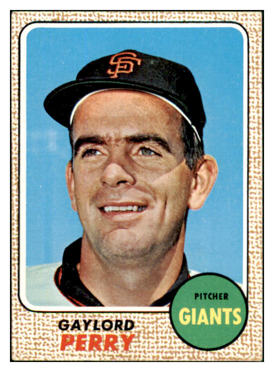 1968 Topps Baseball #085 Gaylord Perry Giants VG-EX 450695
