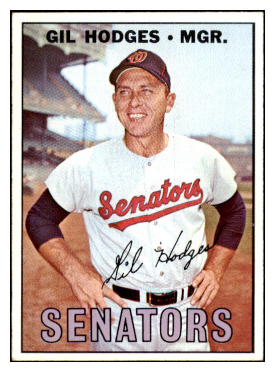 1967 Topps Baseball #228 Gil Hodges Senators EX-MT 450702