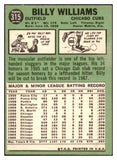 1967 Topps Baseball #315 Billy Williams Cubs EX 450746