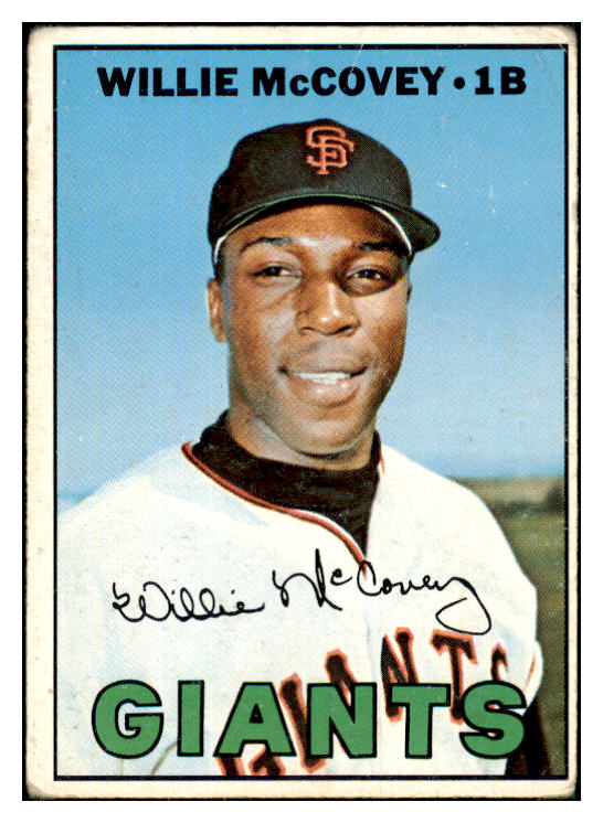 1967 Topps Baseball #480 Willie McCovey Giants VG 450759