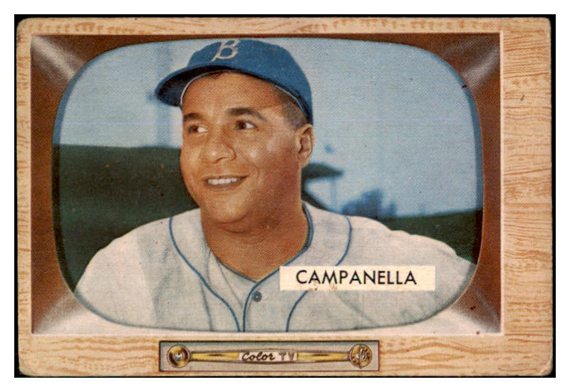 1955 Bowman Baseball #022 Roy Campanella Dodgers VG 450770