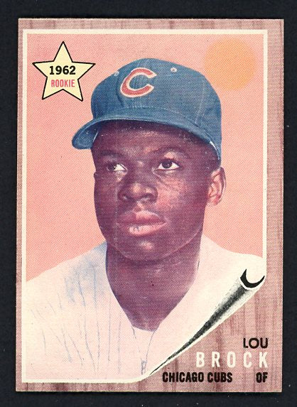 1962 Topps Baseball #387 Lou Brock Cubs NR-MT 450805