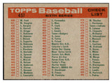 1959 Topps Baseball #457 Los Angeles Dodgers Team EX-MT 450825