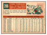 1959 Topps Baseball #206 Carl Furillo Dodgers EX-MT 450827