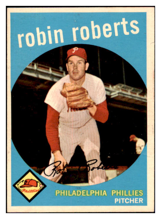 1959 Topps Baseball #352 Robin Roberts Phillies EX-MT 450838